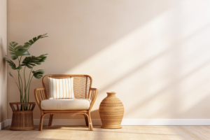 a painted room with natural lighting 